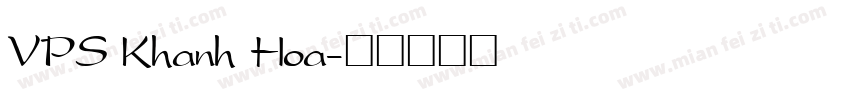 VPS Khanh Hoa字体转换